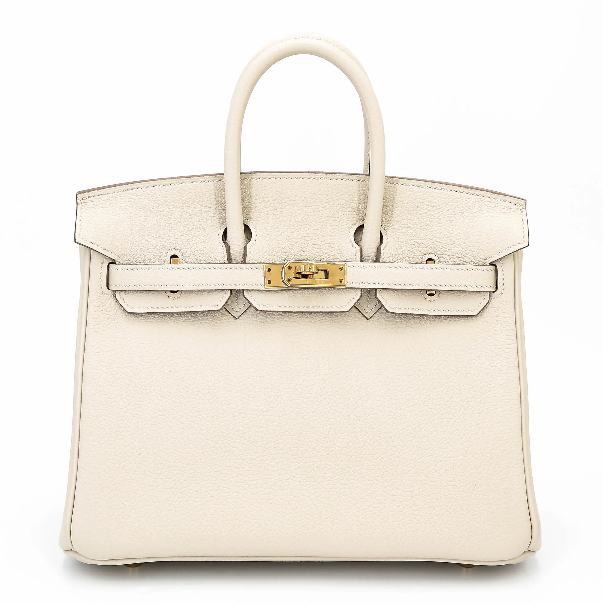 Hermes Birkin 25 Craie (10) Togo Gold hardware Z (2021)