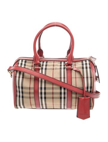 Haymarket Check Top Handle Bag