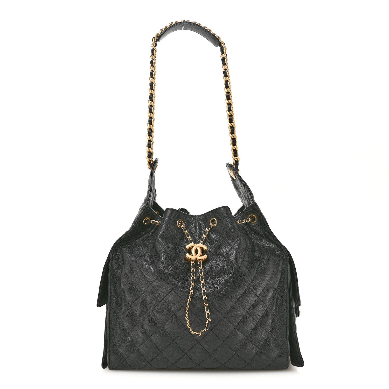Chanel Caviar Quilted Medium Chanel 25 Handbag Black