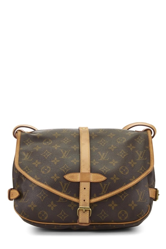Monogram Canvas Saumur 30