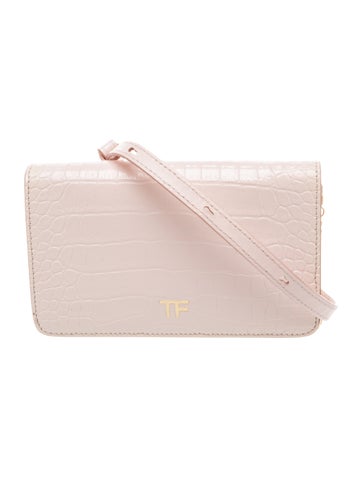 Tom Ford Embossed Leather Crossbody Bag