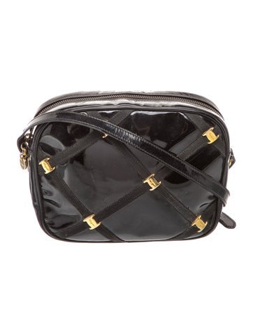 Ferragamo Patent Leather Crossbody Bag