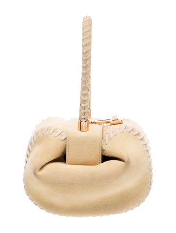 Suede Top Handle Bag