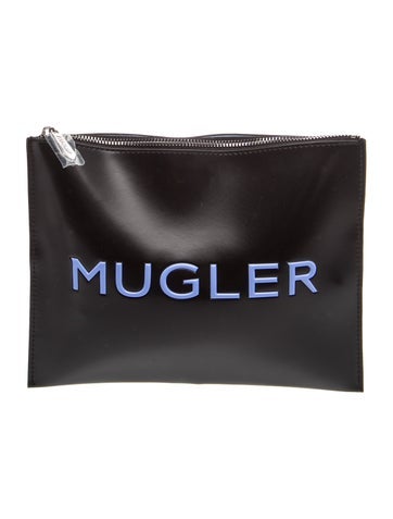Mugler Leather Clutch