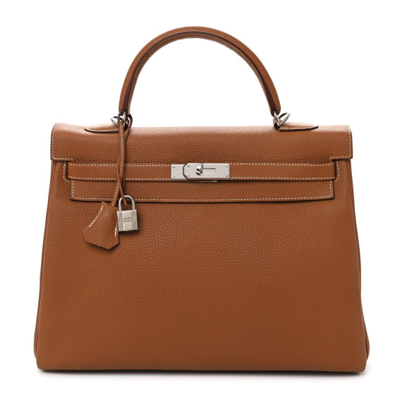 Hermes Togo Kelly Retourne 35 Gold