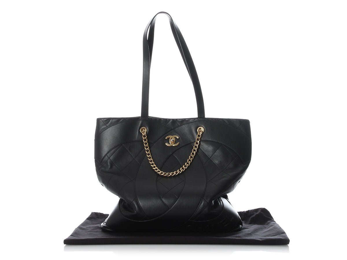 Chanel extra large black Club Monaco tote  