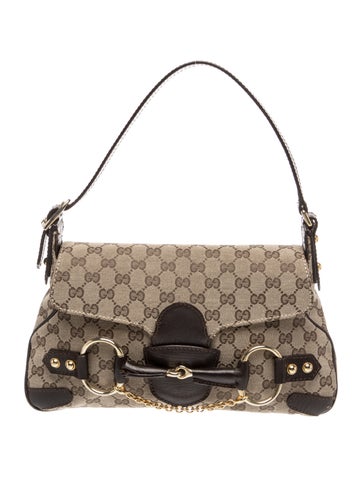 GG Canvas Horsebit Chain