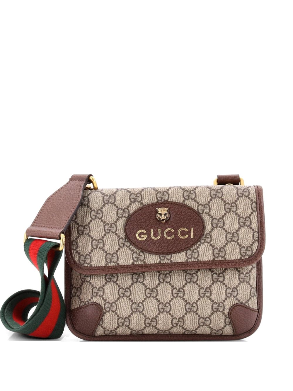 Neo Vintage Flap Messenger GG Coated Canvas Small crossbody bag