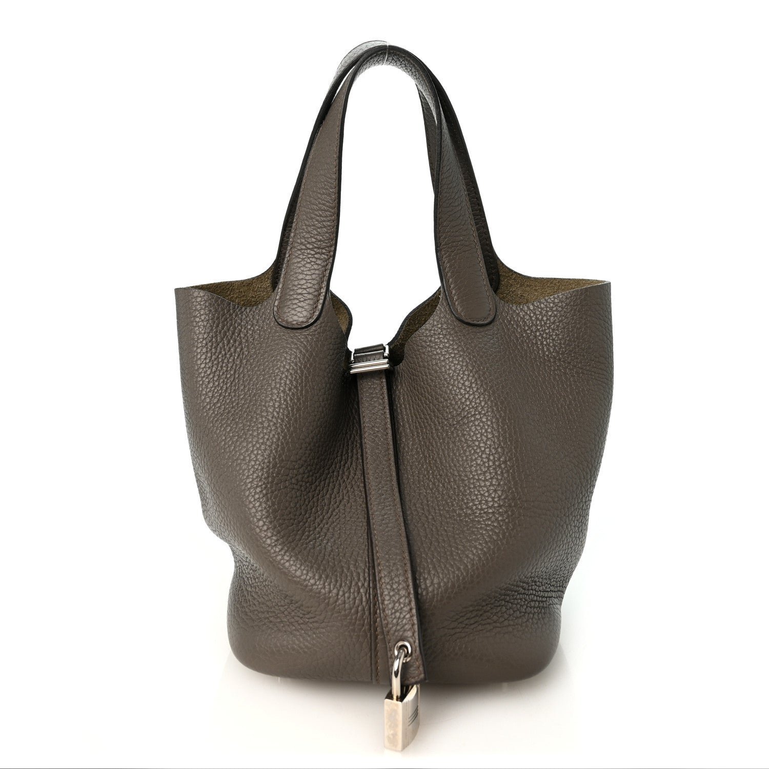 Hermes Taurillon Clemence Picotin Lock 18 PM Etain