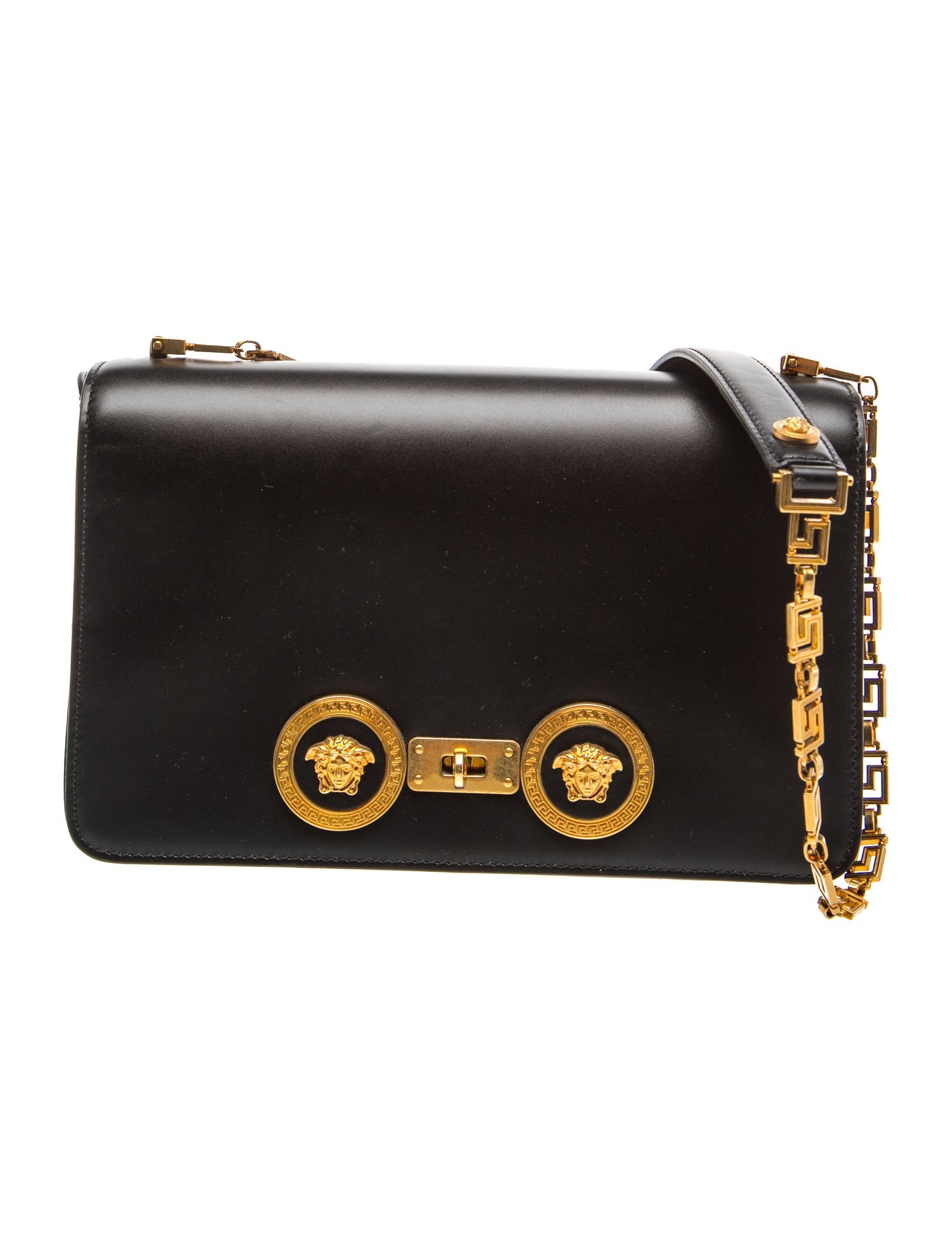 Versace Leather Shoulder Bag