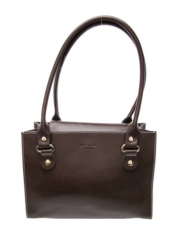 Leather Top Handle Bag