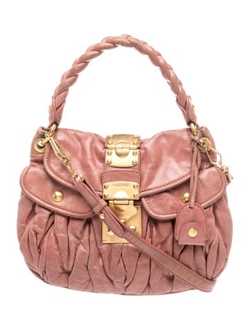 Leather Top Handle Bag
