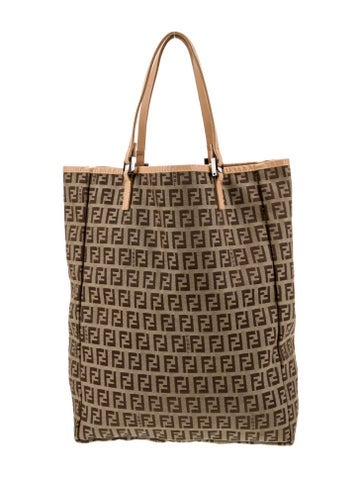 Fendi Zucchino FF Tote Vintage