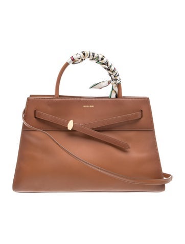 Leather Top Handle Bag