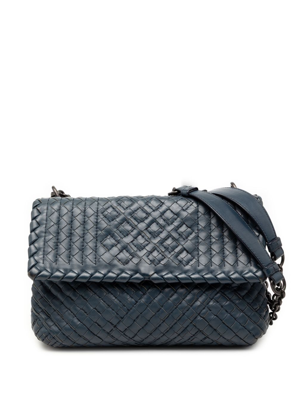 2012-2025 Small Nappa Intrecciato Boutis Olimpia shoulder bag