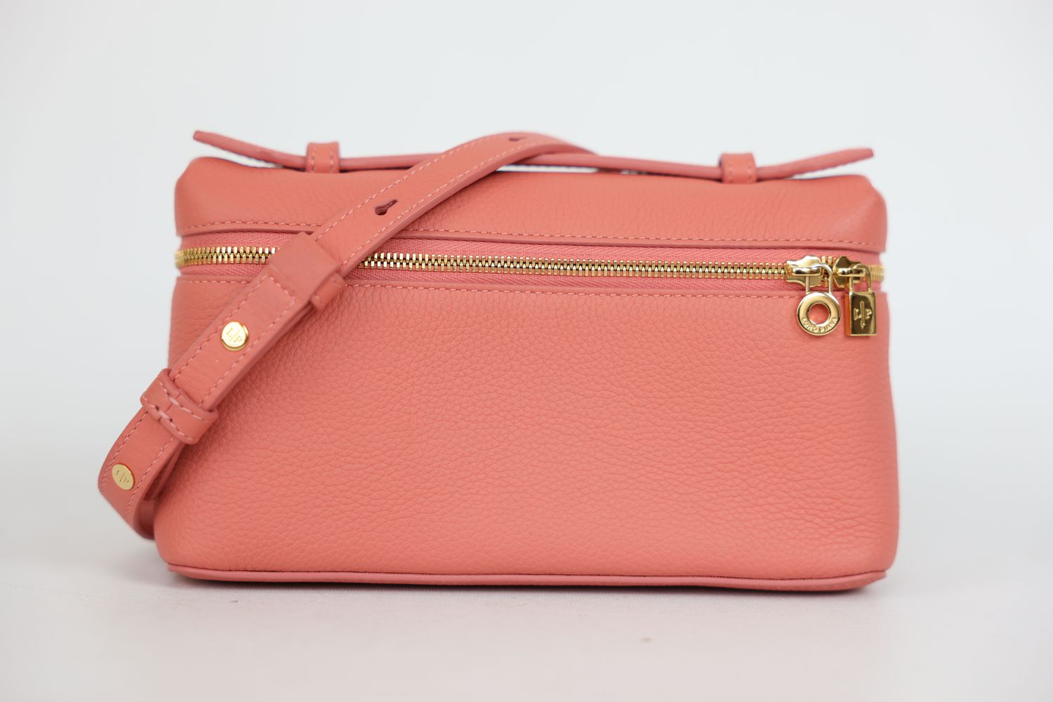 Loro Piana Loro Piana Extra Pocket L19 Bag, Coral Pink Grained Calfskin and Gold Hardware, Preowned in Dustbag WA001