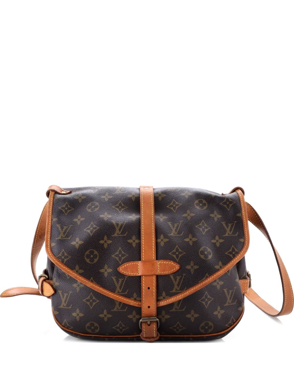 Saumur Handbag Monogram Canvas 30 crossbody bag