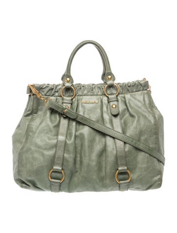 Miu Miu Leather Tote