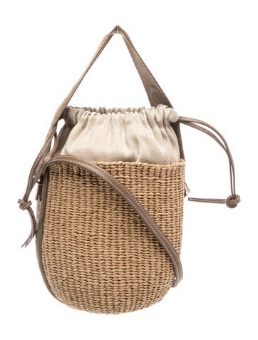 Raffia Bucket Bag