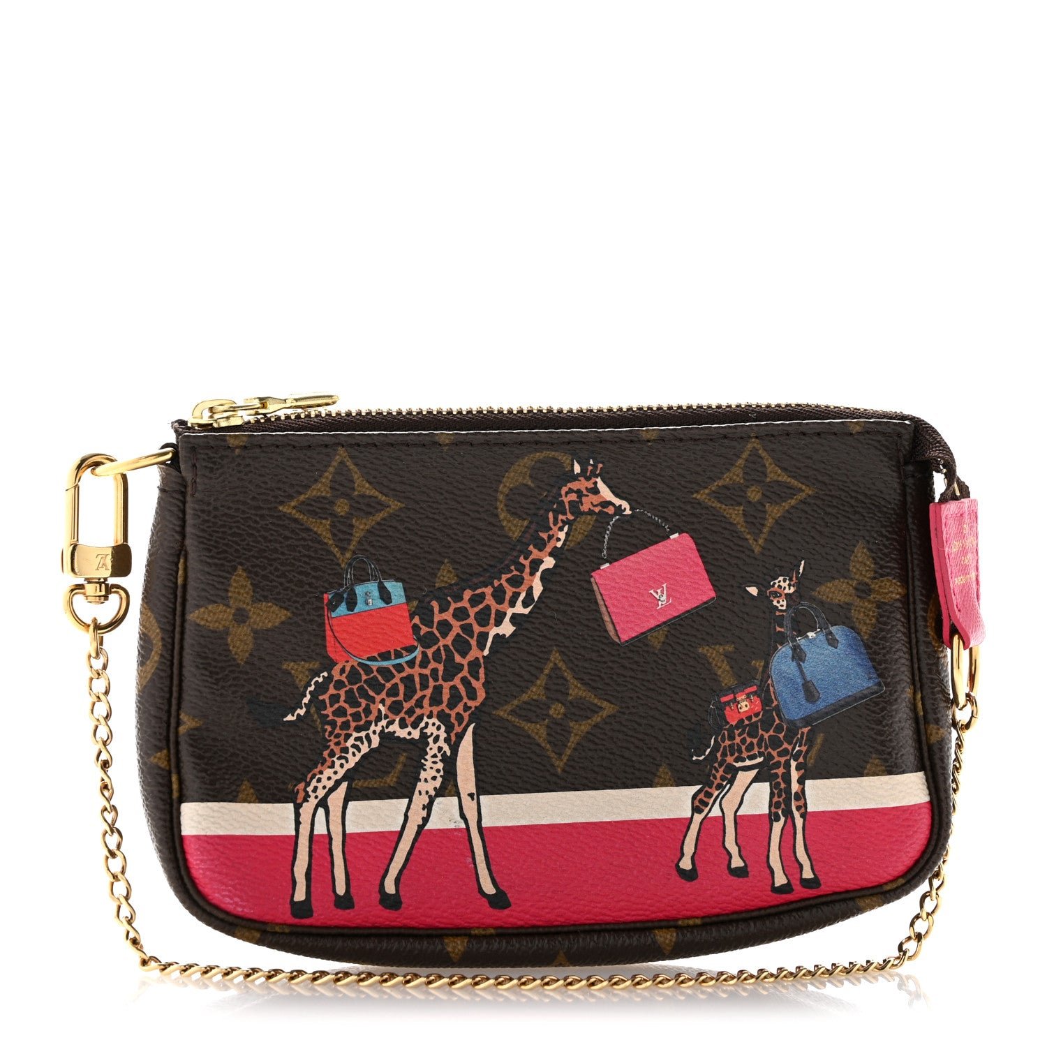 Louis Vuitton Monogram 2017 Christmas Animation Mini Pochette Accessories