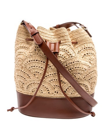 Raffia Bucket Bag