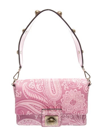 Etro Leather Top Handle Bag