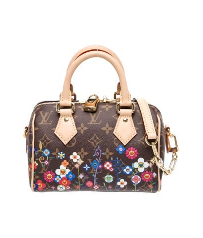 Louis Vuitton Vuitton Lv Monogram Flowers Speedy Bandouliere 20 2025