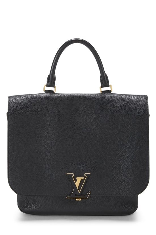Black Taurillon Leather Volta