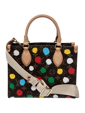 Louis Vuitton LV Monogram x Yayoi Kusama Painted Dots Monogram Canvas OnTheGo PM 2023