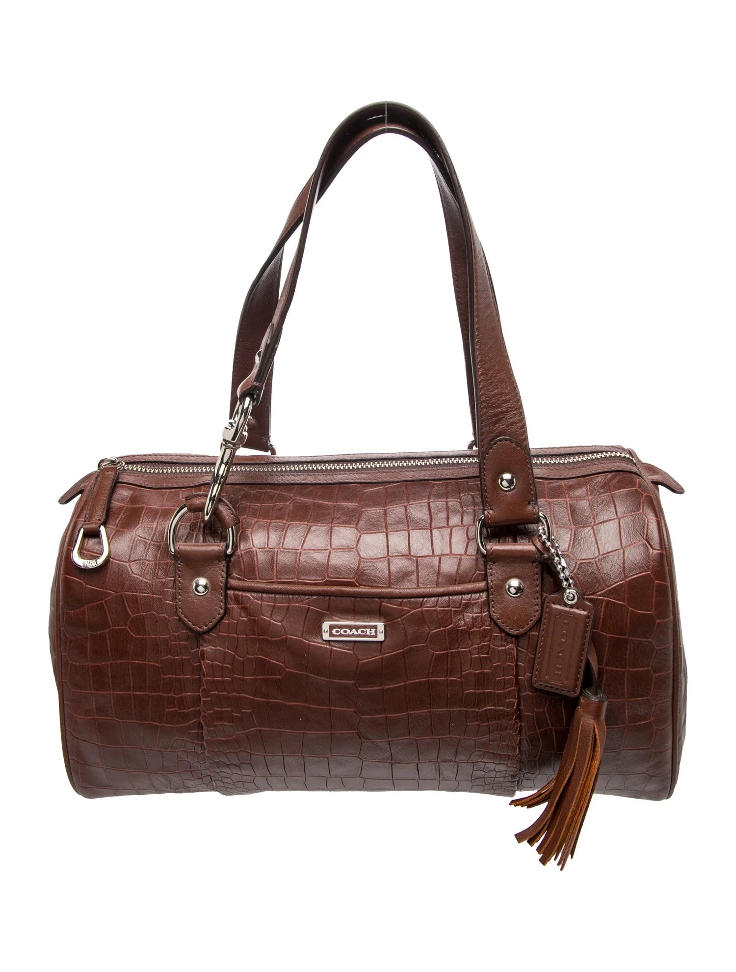 Leather Top Handle Bag