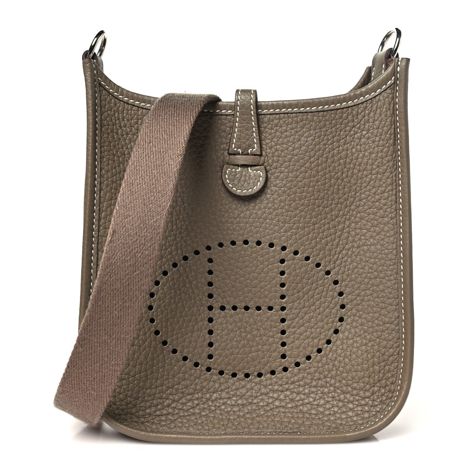 Hermes Taurillon Clemence Evelyne TPM Etoupe