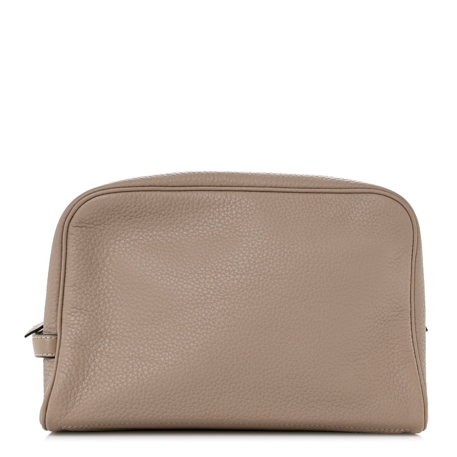 Hermes Taurillon Clemence Victoria II Toilet Case Gris Tourterelle