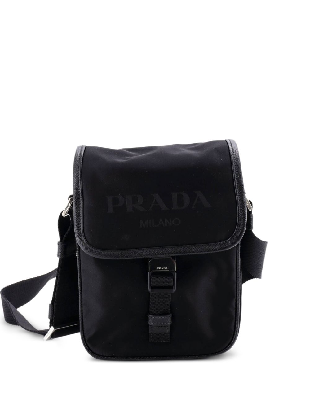 Logo Buckle Messenger Bag Nylon crossbody bag