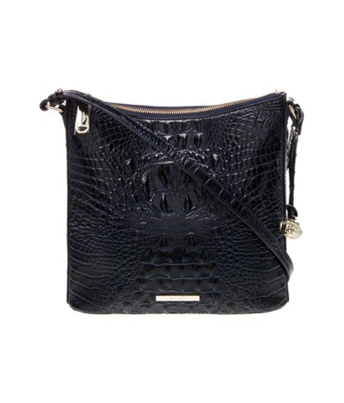 Brahmin Embossed Leather Crossbody Bag