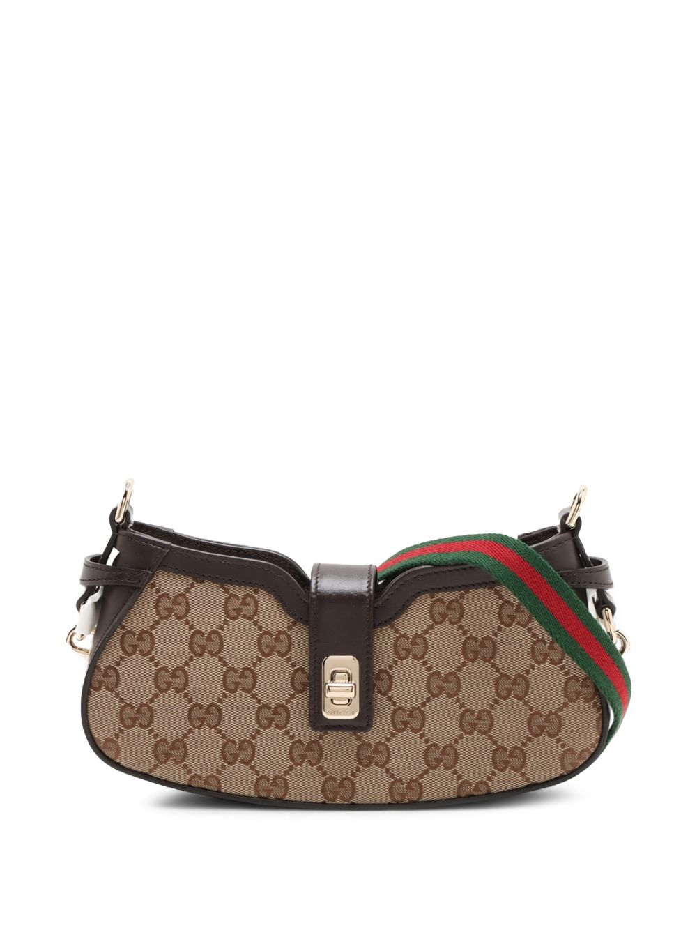 2016-2026 Mini GG Canvas Web Moon Side shoulder bag