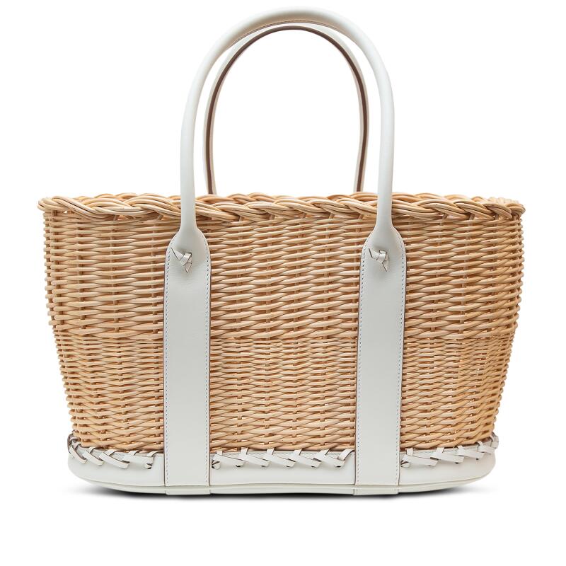 Hermes White Swift and Osier Wicker Picnic Garden Party 36