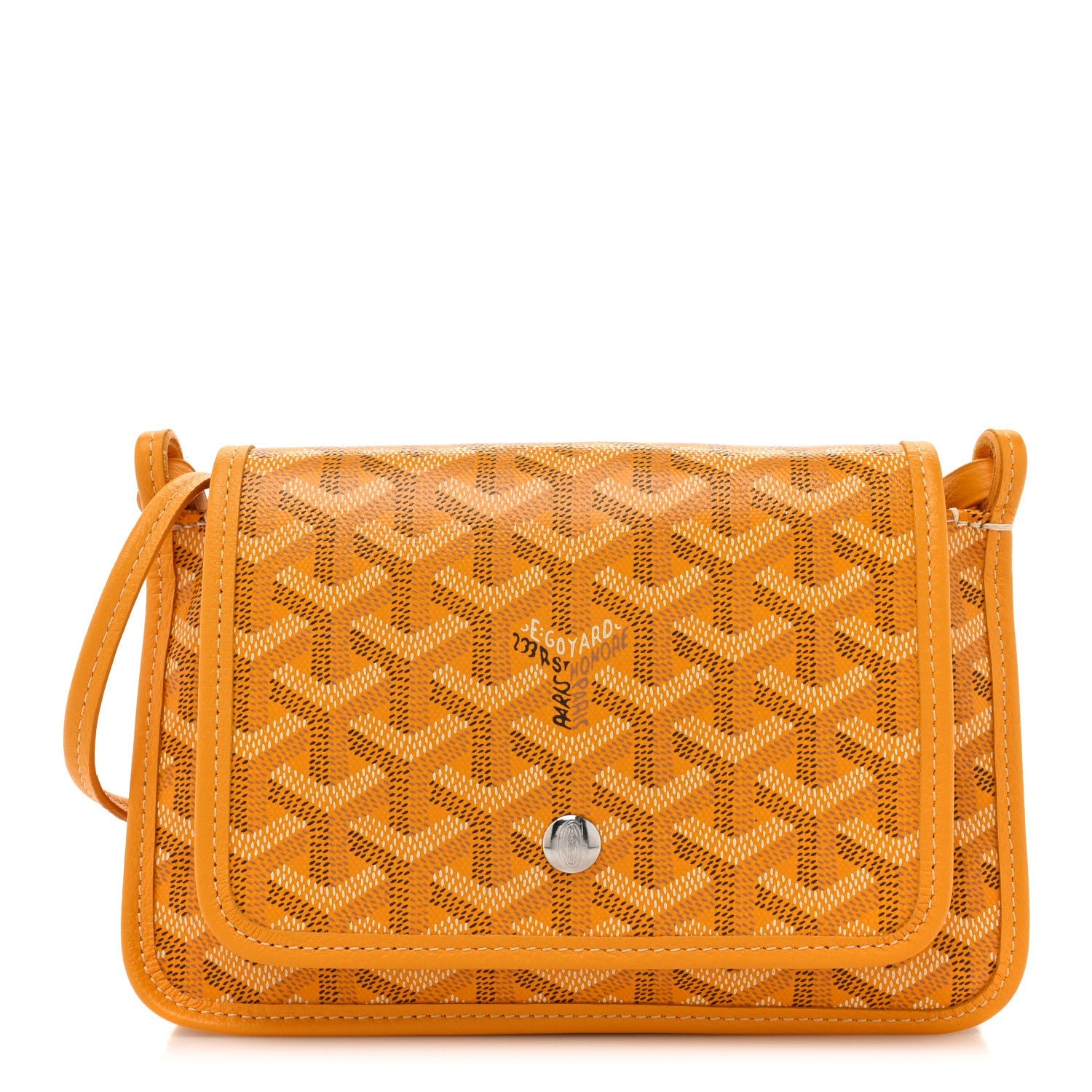 Goyard Goyardine Plumet Wallet Clutch Yellow