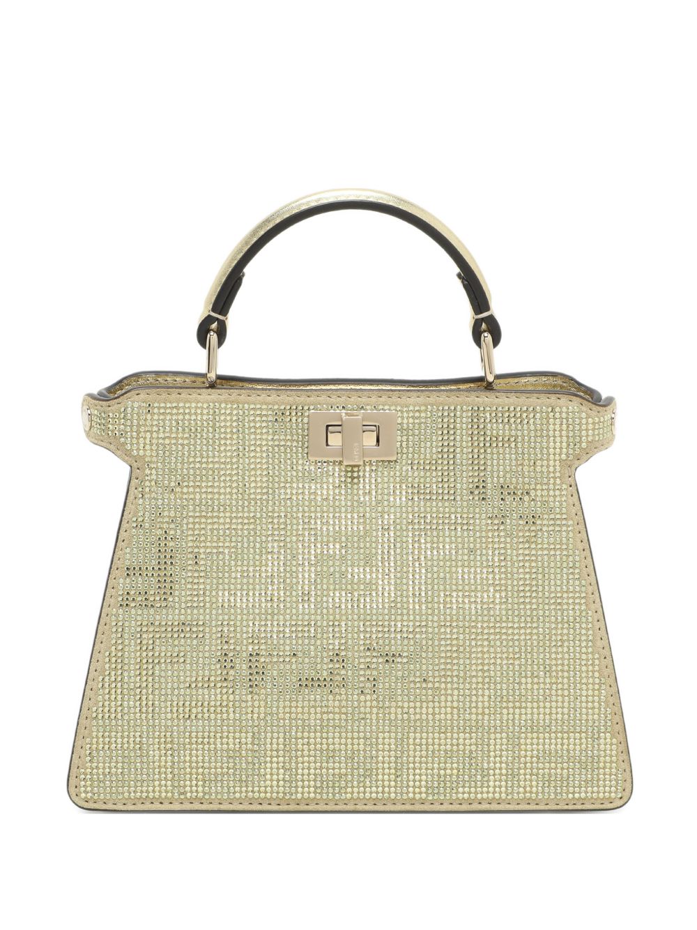 Peekaboo  embellished suede tote bag