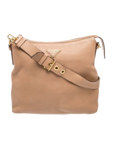 Vitello Daino Leather Shoulder Bag