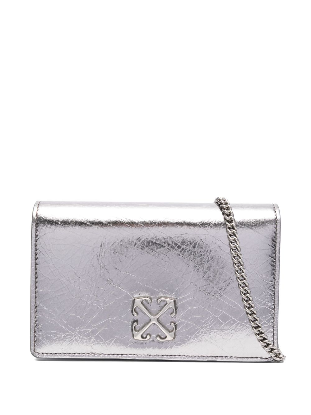 Jitney leather clutch bag