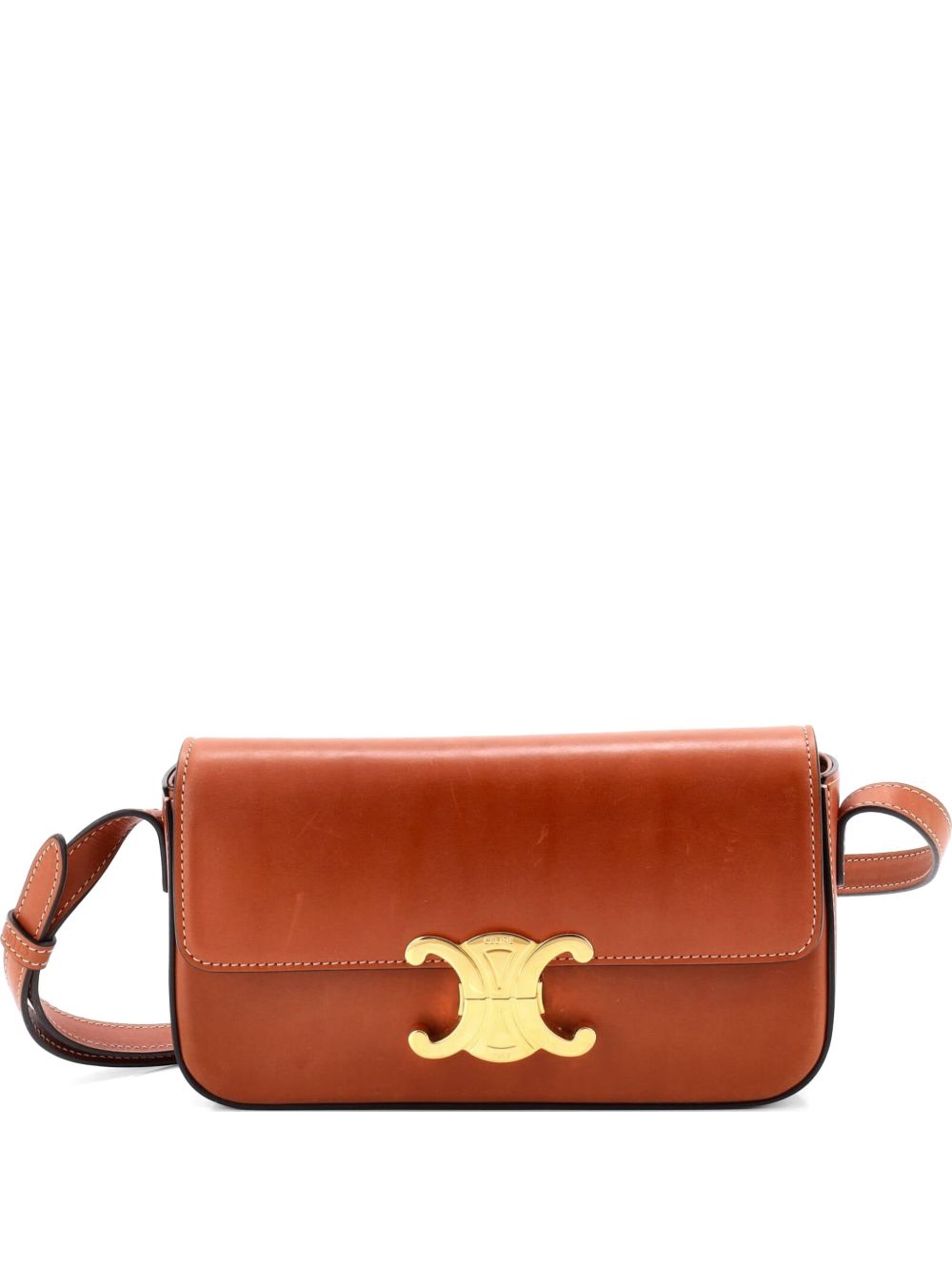 Triomphe East-West Smooth Calfskin shoulder bag