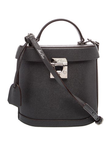 Mark Cross Leather Bucket Bag