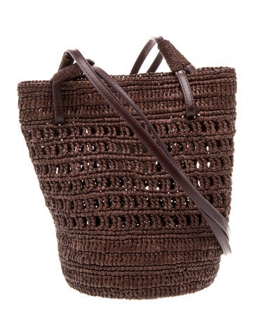 Raffia Bucket Bag