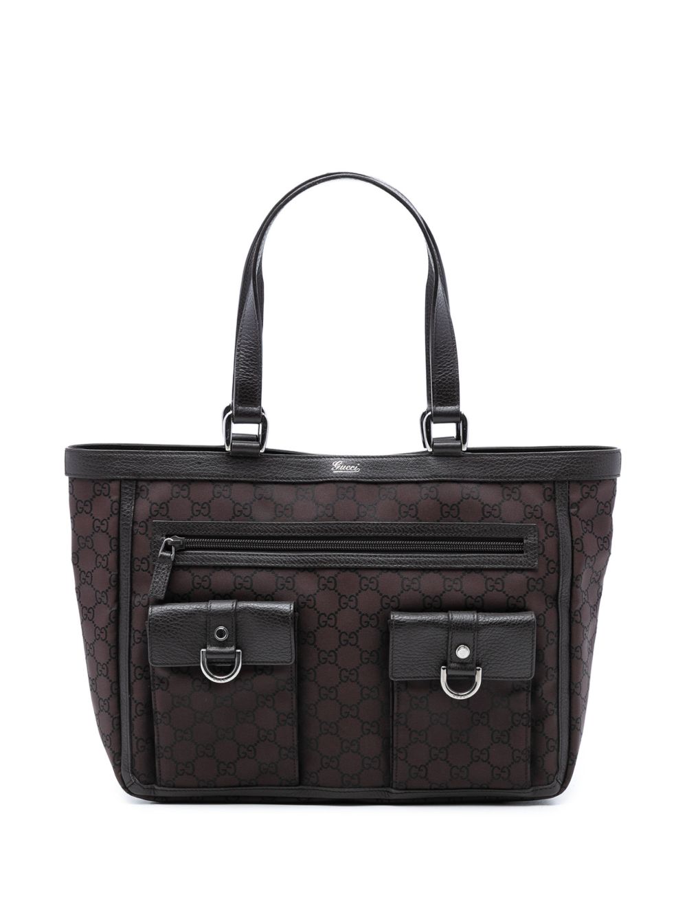 2016-2025 GG Nylon Abbey D Ring Pocket tote bag