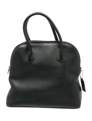 Leather Top Handle Bag