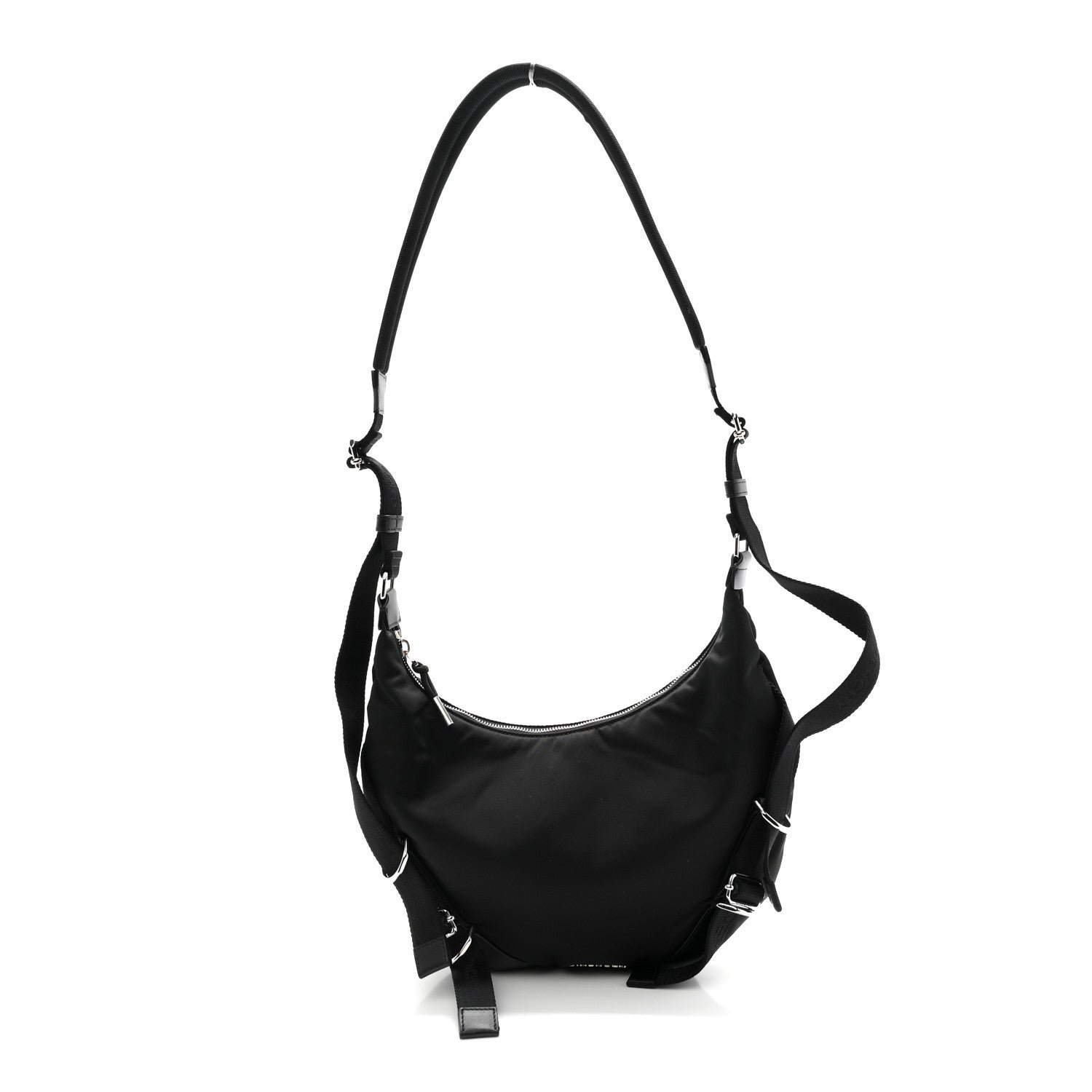 Givenchy Nylon Voyou Crossbody Bag Black