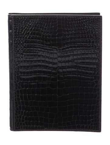 Hermes Vintage Porosus Crocodile Simple Agenda GM