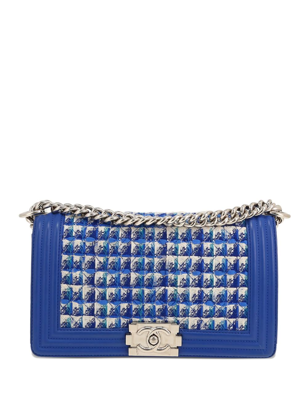 Boy tweed-chain shoulder bag