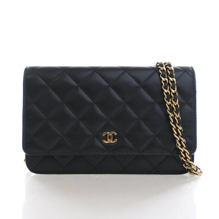 Chanel Lambskin Classic Wallet On Chain (WOC)