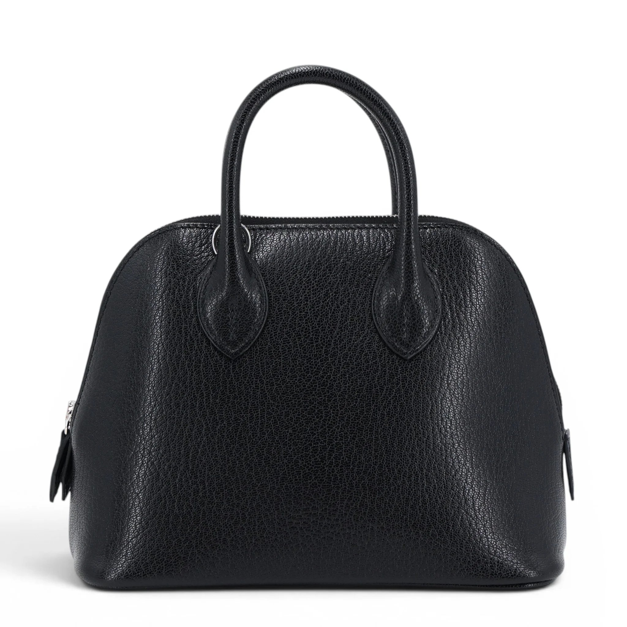 Hermes Mini Bolide 1923 Noir (89) Chevre Palladium hardware K (2025)